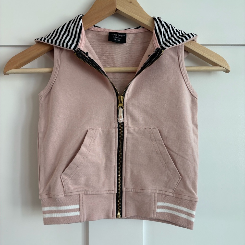 ⭐️2/$25⭐️ Little Bipsy Hooded Zip-Up Vest
